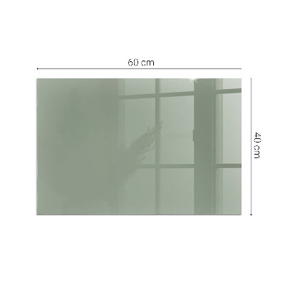 Protecție sub sobă dreptunghiulară Culoare gri-verde