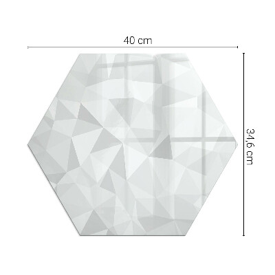 Protecție sub sobă hexagonal Abstracție geometrică în forme