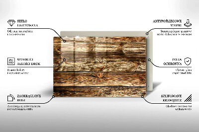 Coaster de lumânări mormânte Textura lemnului scânduri