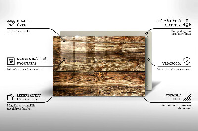 Coaster de lumânări mormânte Textura lemnului scânduri