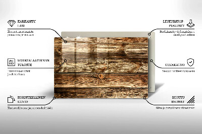 Coaster de lumânări mormânte Textura lemnului scânduri