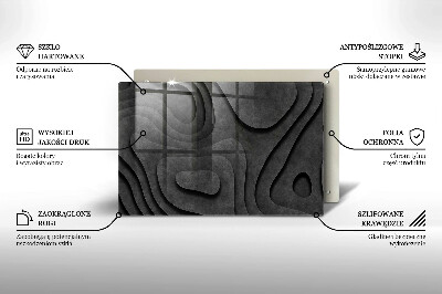 Coaster de lumânări mormânte Forme de piatră 3D