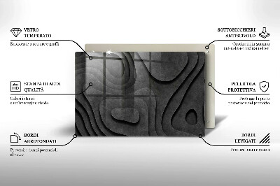 Coaster de lumânări mormânte Forme de piatră 3D