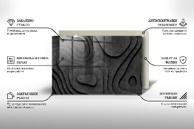 Coaster de lumânări mormânte Forme de piatră 3D