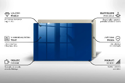 Coaster de lumânări Culoare albastru