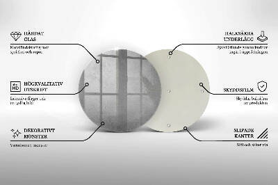 Coaster de lumânări mormânte rotundă Fundal textură beton