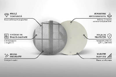 Coaster de lumânări mormânte rotundă Fundal textură beton