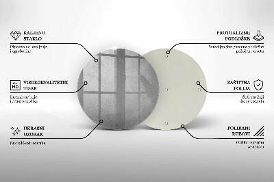 Coaster de lumânări mormânte rotundă Fundal textură beton