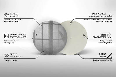 Coaster de lumânări mormânte rotundă Fundal textură beton