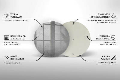 Coaster de lumânări mormânte rotundă Fundal textură beton