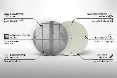 Coaster de lumânări mormânte rotundă Fundal textură beton