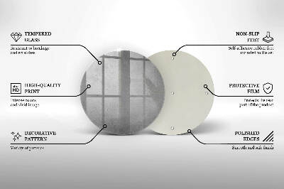 Coaster de lumânări mormânte rotundă Fundal textură beton