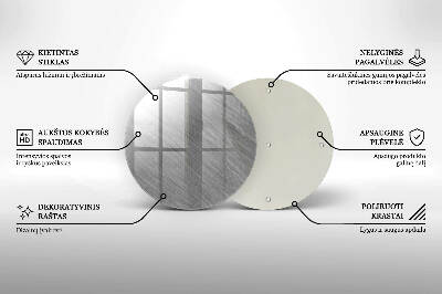 Coaster de lumânări mormânte rotundă Fundal textură metal