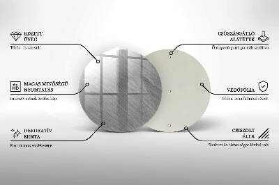 Coaster de lumânări mormânte rotundă Fundal textură metal