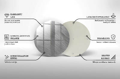 Coaster de lumânări mormânte rotundă Fundal textură metal