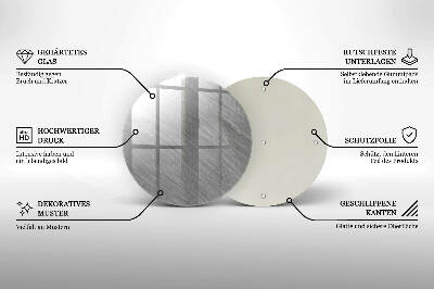 Coaster de lumânări mormânte rotundă Fundal textură metal