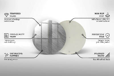 Coaster de lumânări mormânte rotundă Fundal textură metal