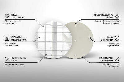 Coaster de lumânări rotundă Scânduri moderne din lemn deschis