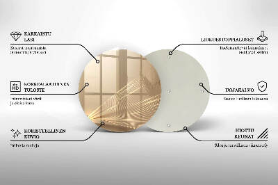 Coaster de lumânări mormânte rotundă Abstracție modernă