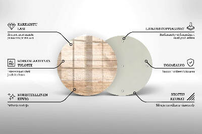 Coaster de lumânări mormânte rotundă Scânduri din lemn