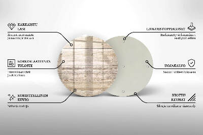 Coaster de lumânări mormânte rotundă Scânduri de lemn