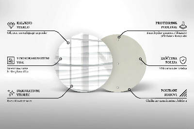 Coaster de lumânări mormânte rotundă Textură modernă