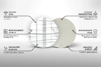 Coaster de lumânări mormânte rotundă Textură modernă