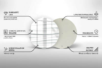 Coaster de lumânări mormânte rotundă Textură modernă