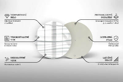 Coaster de lumânări mormânte rotundă Textură modernă