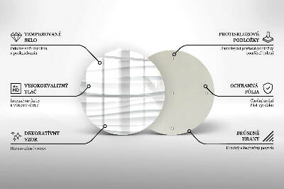 Coaster de lumânări mormânte rotundă Textură modernă