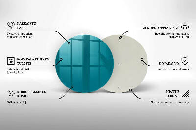 Coaster de lumânări mormânte rotundă Culoare turcoaz