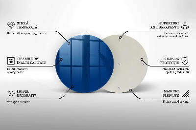 Coaster de lumânări rotundă Culoare albastru