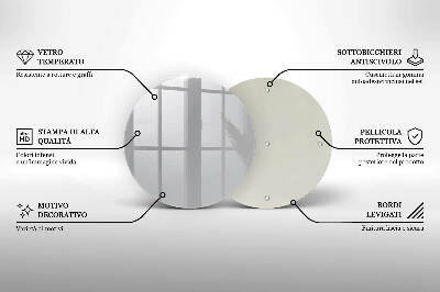 Coaster de lumânări mormânte rotundă Culoare gri