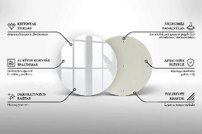 Coaster de lumânări mormânte rotundă Culoare alb