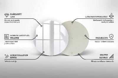 Coaster de lumânări mormânte rotundă Culoare alb