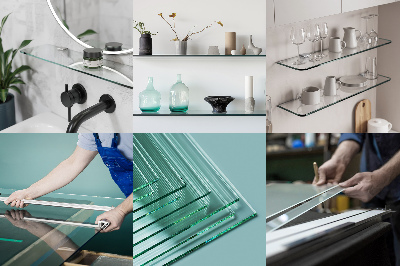 Raft pentru baie transparent