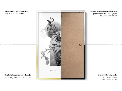 Ramă foto neagră 20x30 cm