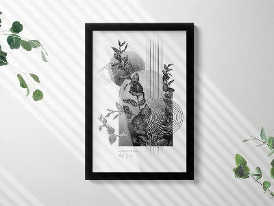 Ramă foto neagră 20x30 cm