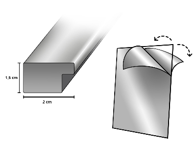 Ramă poze neagră 40x60 cm