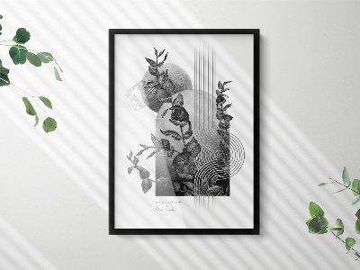 Ramă foto neagră 50x70 cm