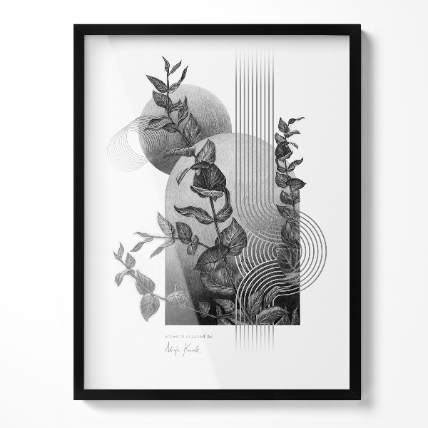 Ramă tablouri neagră 60x80 cm