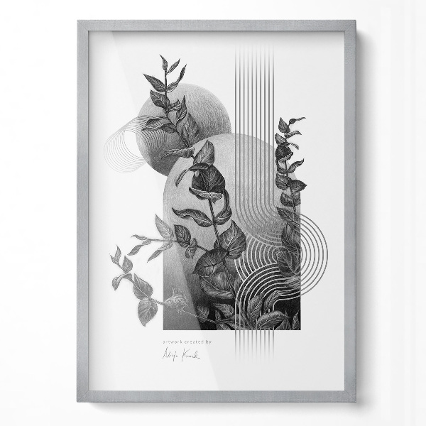 Ramă foto argintie 50x70 cm