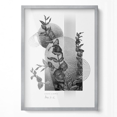 Ramă foto argintie 50x70 cm