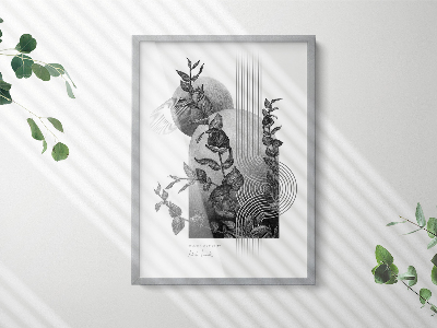 Ramă foto argintie 50x70 cm