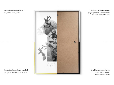 Ramă poze argintie 70x100 cm