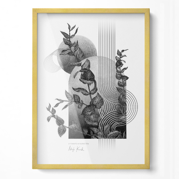 Ramă foto aurie 50x70 cm