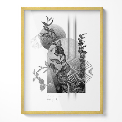 Ramă tablouri aurie 60x80 cm