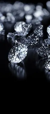 Sticlă interioară cu diamante și strălucire