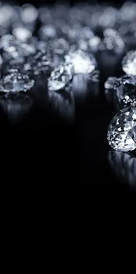 Sticlă interioară cu diamante și strălucire