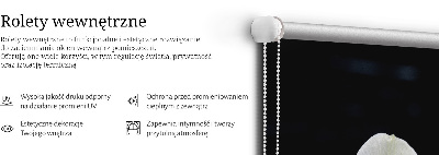 Stor pentru geam cu model Orhidee și eleganță